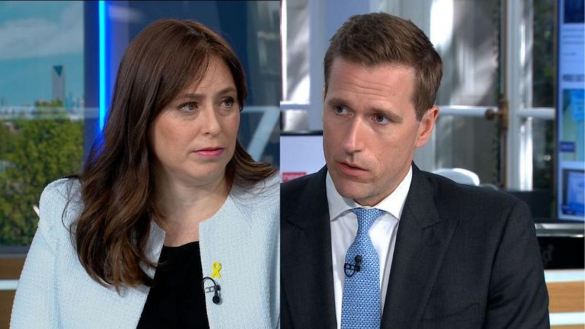 Wilfred Frost của Sky thách thức đại sứ Israel tại Anh Tzipi Hotovely về